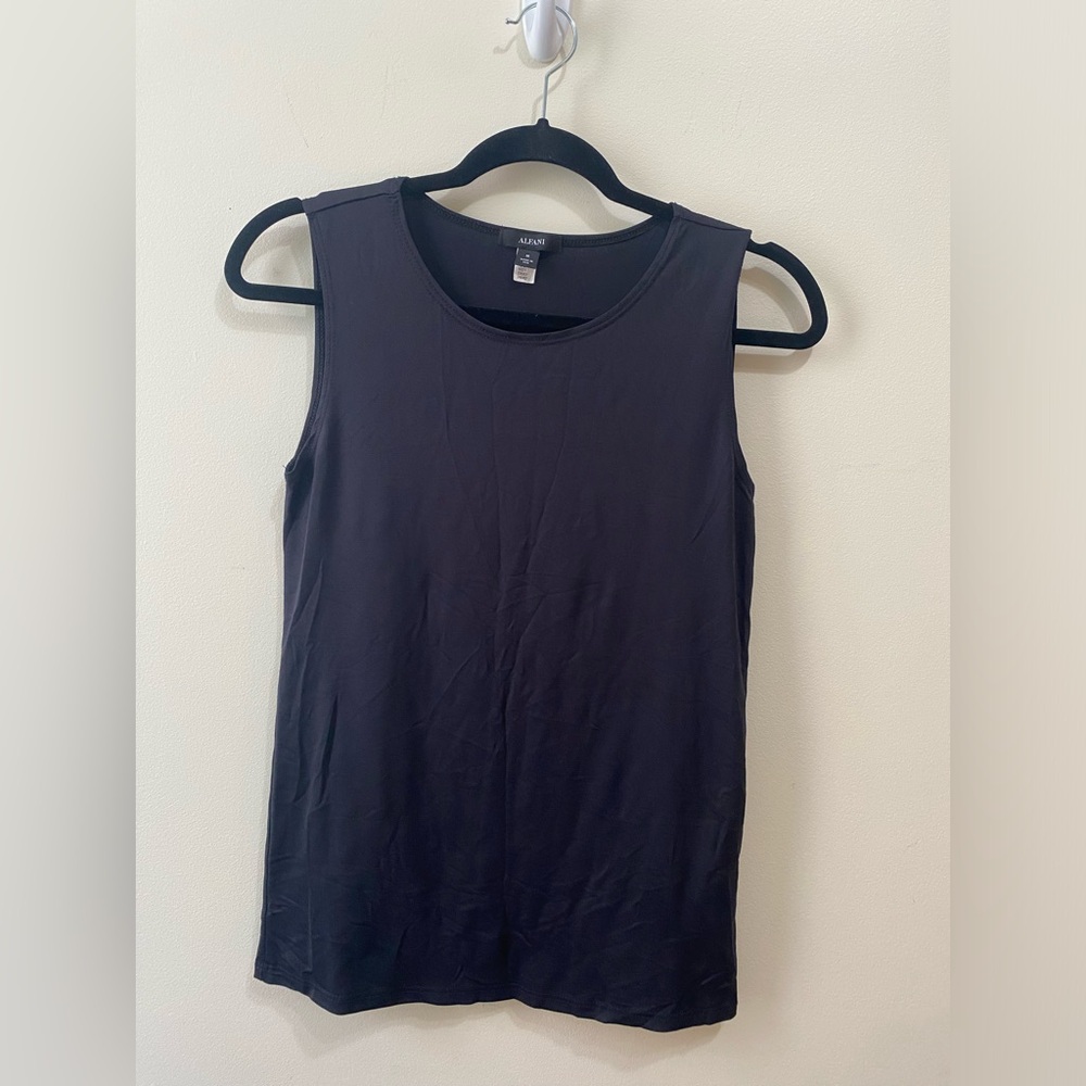 Black tank top